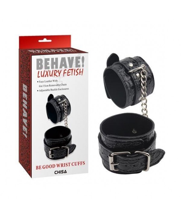 Черные наручники Be good Wrist Cuffs