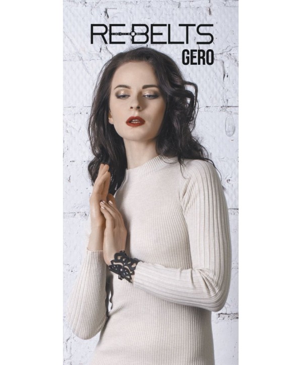 Резной браслет Gero Black