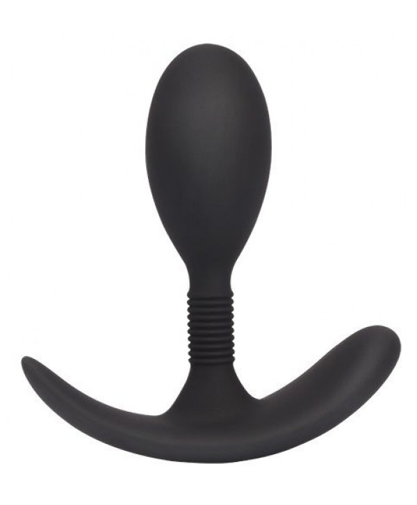 Черная анальная втулка Anal Play Plug S - 8,6 см.