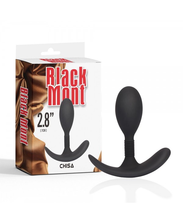 Черная анальная втулка Anal Play Plug S - 8,6 см.