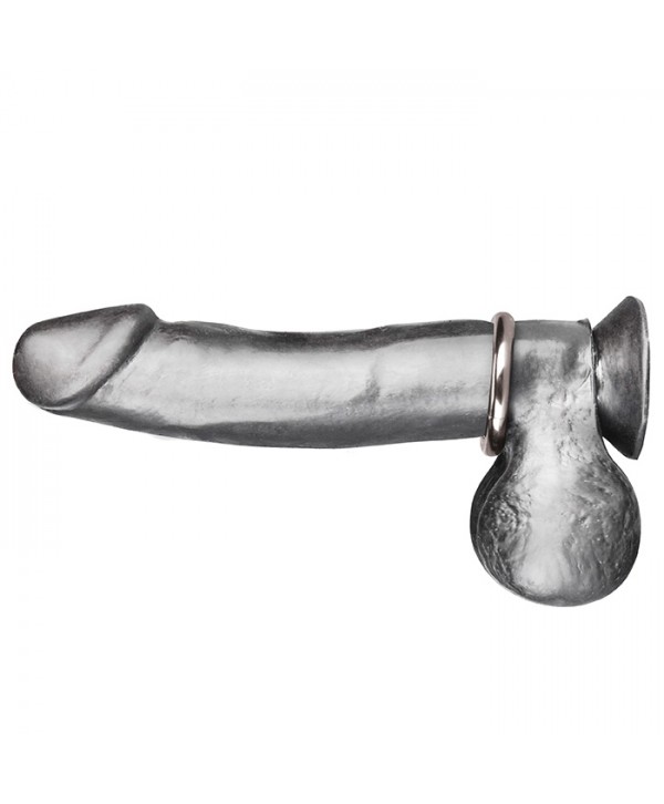 Стальное эрекционное кольцо STEEL COCK RING - 3.5 см.