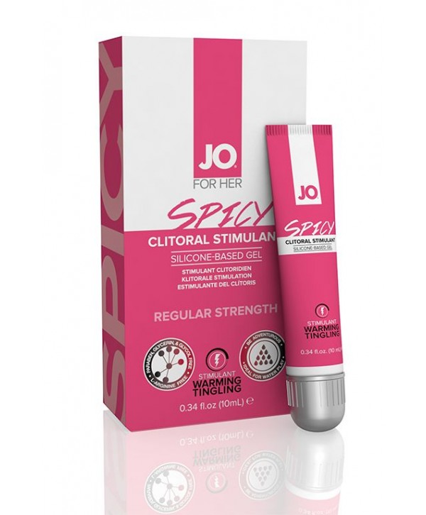 Возбуждающий гель для клитора сильного действия JO SPICY CLITORAL GEL - 10 мл.