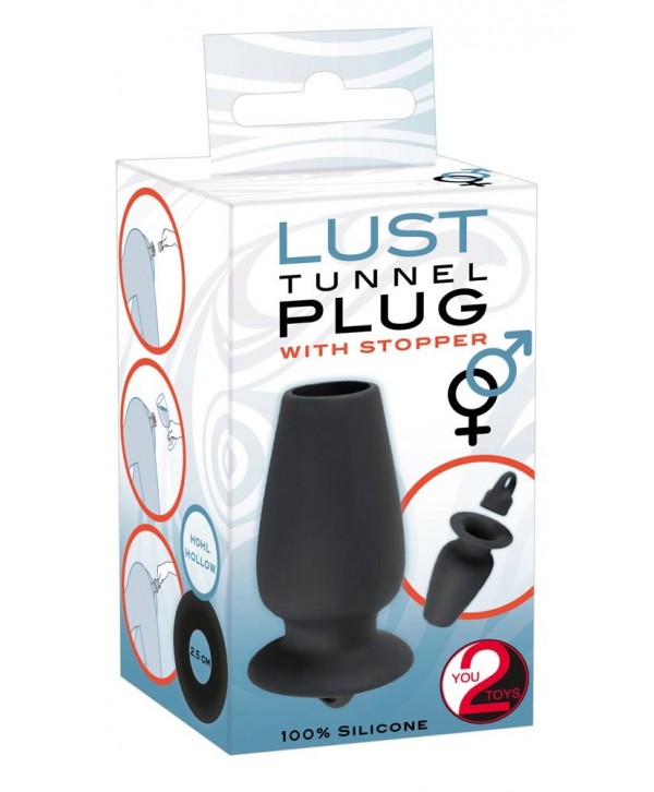 Пробка-туннель с заглушкой Lust Tunnel Plug with Stopper