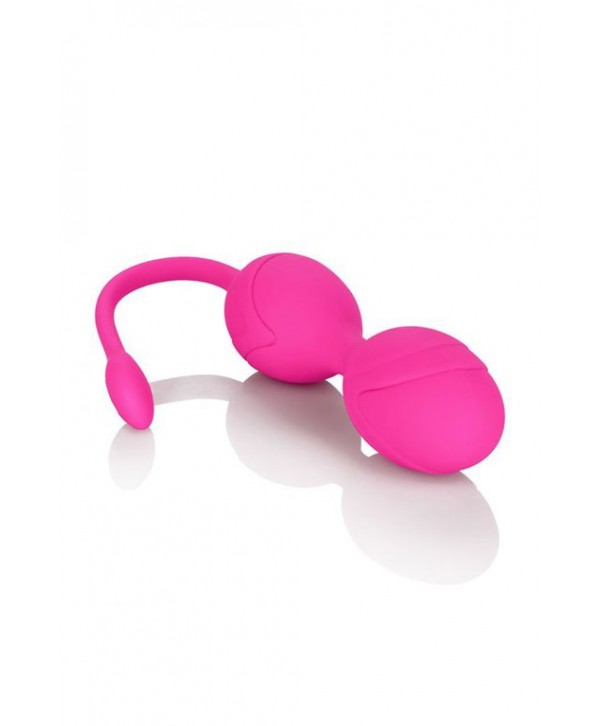Розовые вагинальные шарики с ДУ и функцией памяти Remote Dual Motor Kegel System