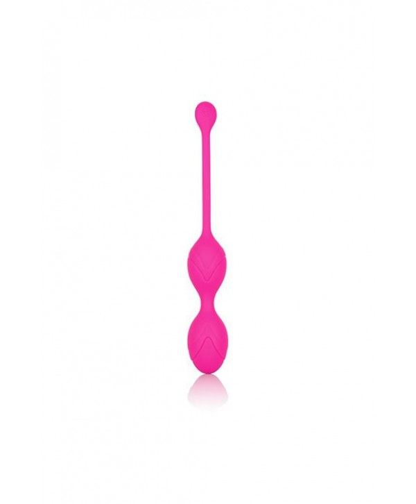 Розовые вагинальные шарики с ДУ и функцией памяти Remote Dual Motor Kegel System
